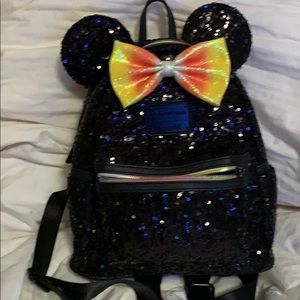Loungefly Disney parks candy corn backpack